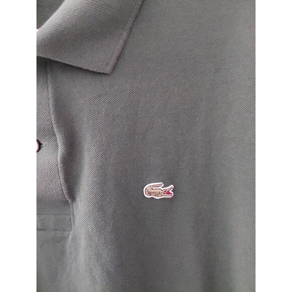 Lacoste Classic Fit Green Polo Shirt Men's Short Sleeve Size FR 9/US 4XL - Picture 3 of 9